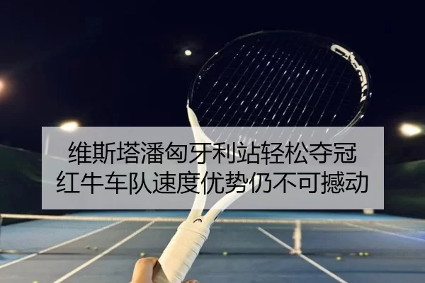 维斯塔潘匈牙利站轻松夺冠 红牛车队速度优势仍不可撼动